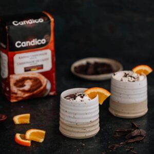 Chocolademelk met sinaasappel