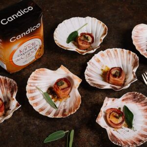 Sint-Jakobsvruchten met spek