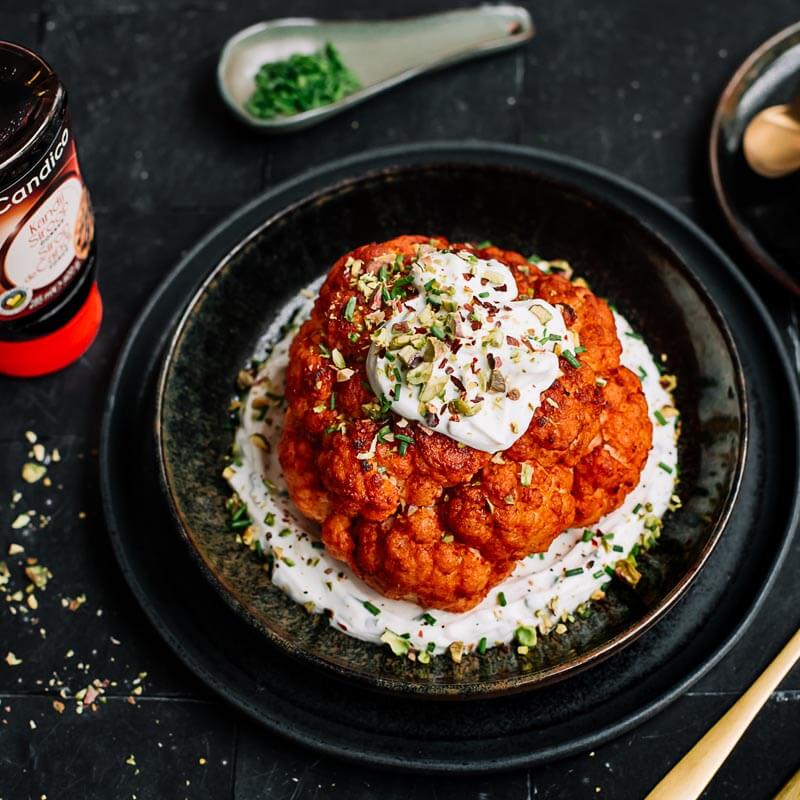 Geroosterde bloemkool met harissa